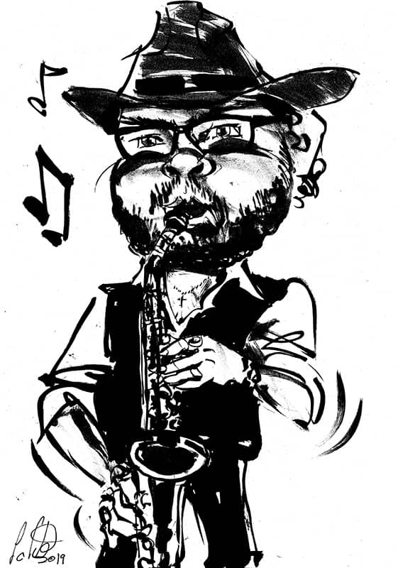 Caricature Matthieu Bielser