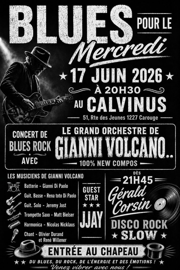 Le Grand Orchestre de GIANNI VOLCANO au Calvinus le 17 Juin 2026